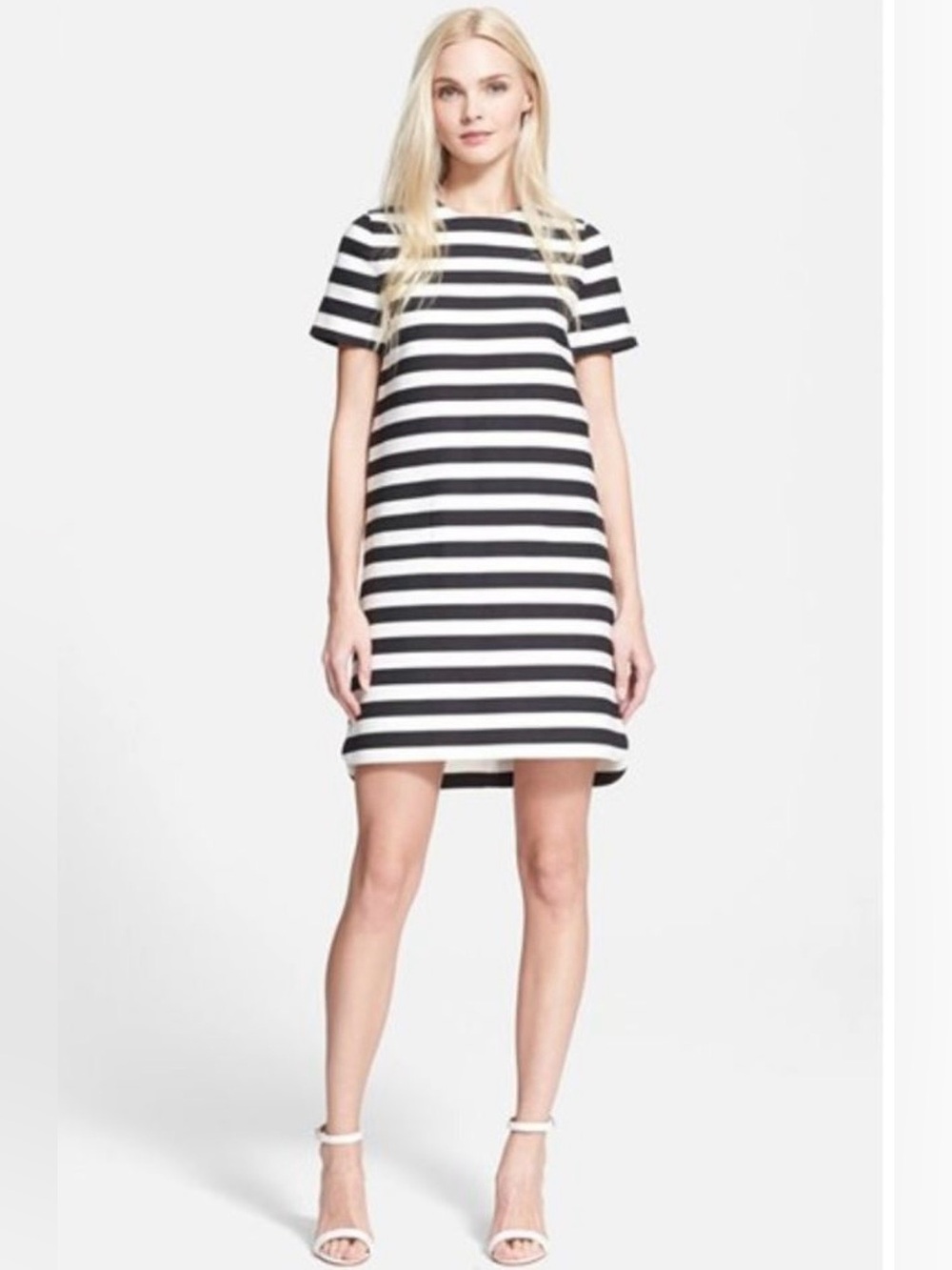 Kate Spade NWT Boxy Shift Sheath Stripes Dress Sz 8